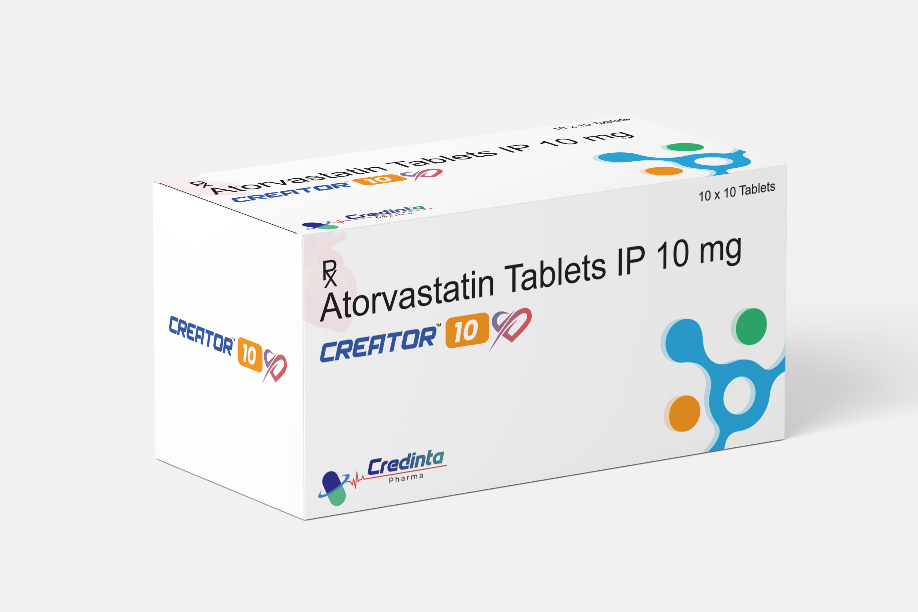 CREATOR 10 — Atorvastatin Tablets IP 10 mg