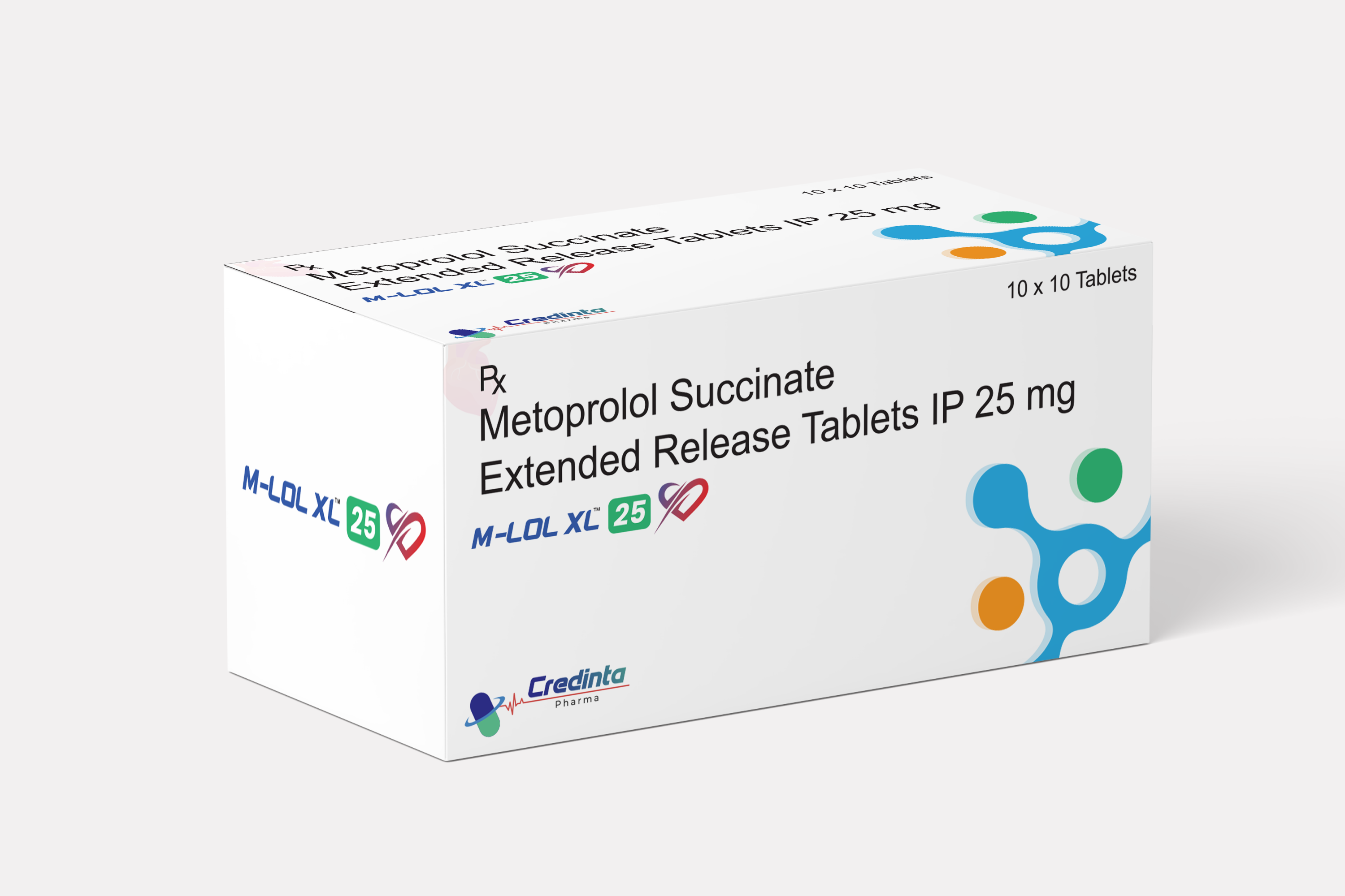 M-LOL XL 25 — Metoprolol Succinate Extended Release Tablets IP 25 mg